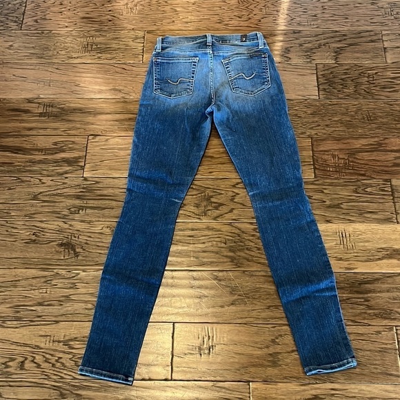 7 For All Mankind Gwenevere Mid Rise Skinny Size 25 - Picture 2 of 16